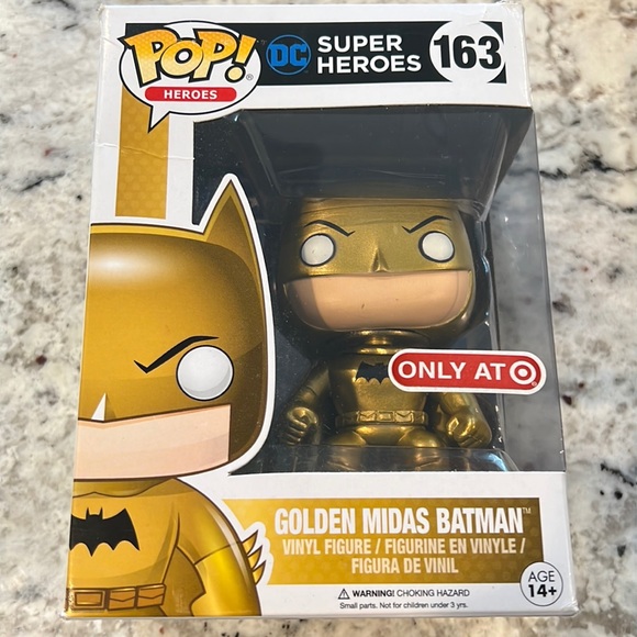 Funko Other Vaulted Funko Pop Dc Super Heroes Golden Midas